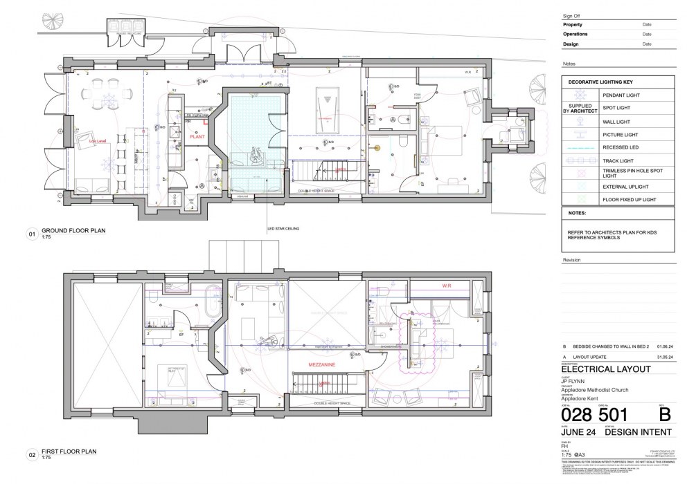 Appledore Methodist Church | Electrical Layout | Interior Designers